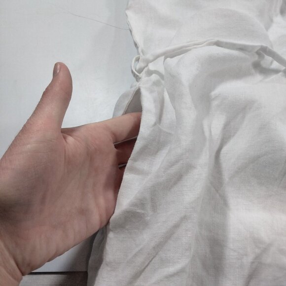 Juicy Couture Linen Ruffle Shirt Coquette Feminine Romantic Boho Y2K Siz… - Picture 2 of 8